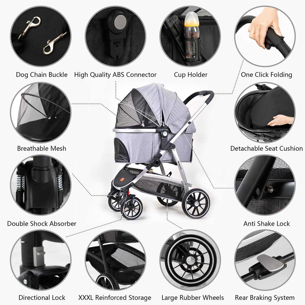 3 in 1 Pet Stroller J995