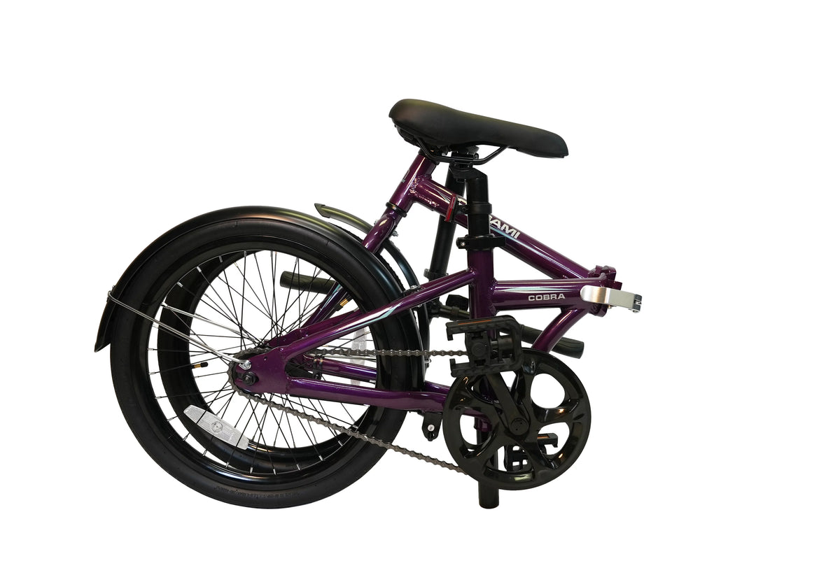 Purple Lightweight Aluminum Folding Bike G14378