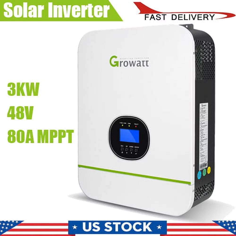 3000W Split Phase Solar Inverter 48V Pure Sine Wave MPPT 80A U920