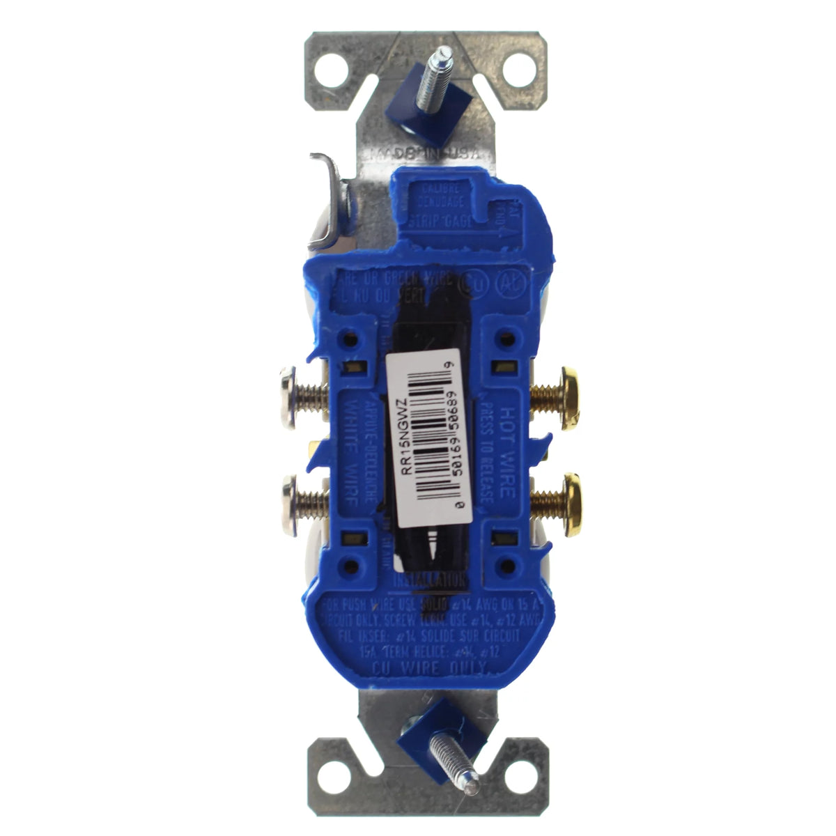 White 15-Amp 120-Volt Duplex Outlet 100-Pack I979