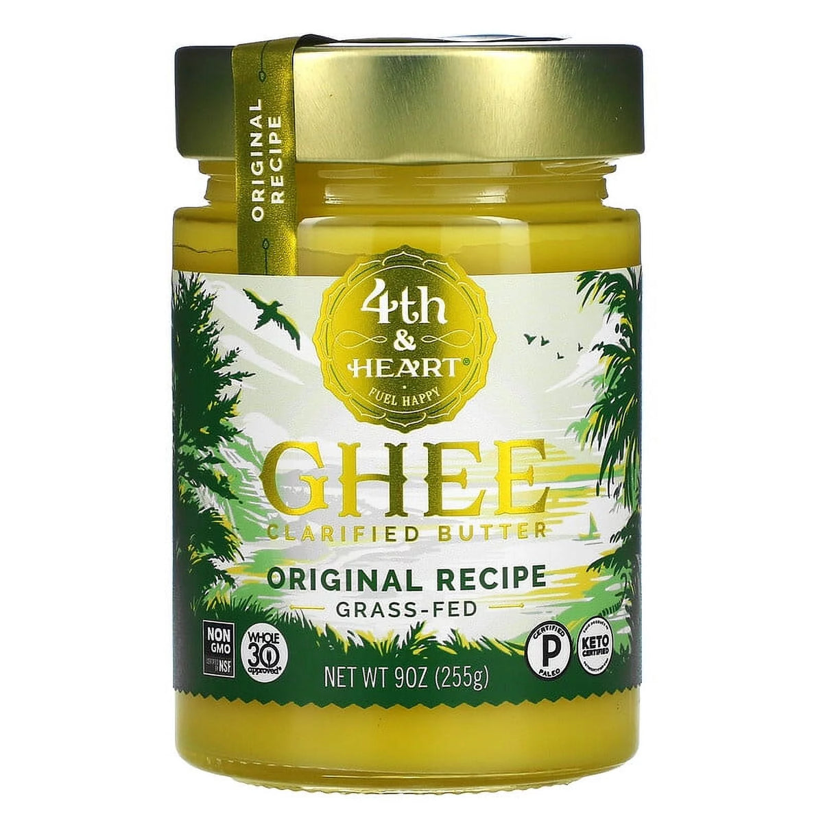 Grass-Fed Ghee Clarified Butter 9 oz Pack of 2 Y452