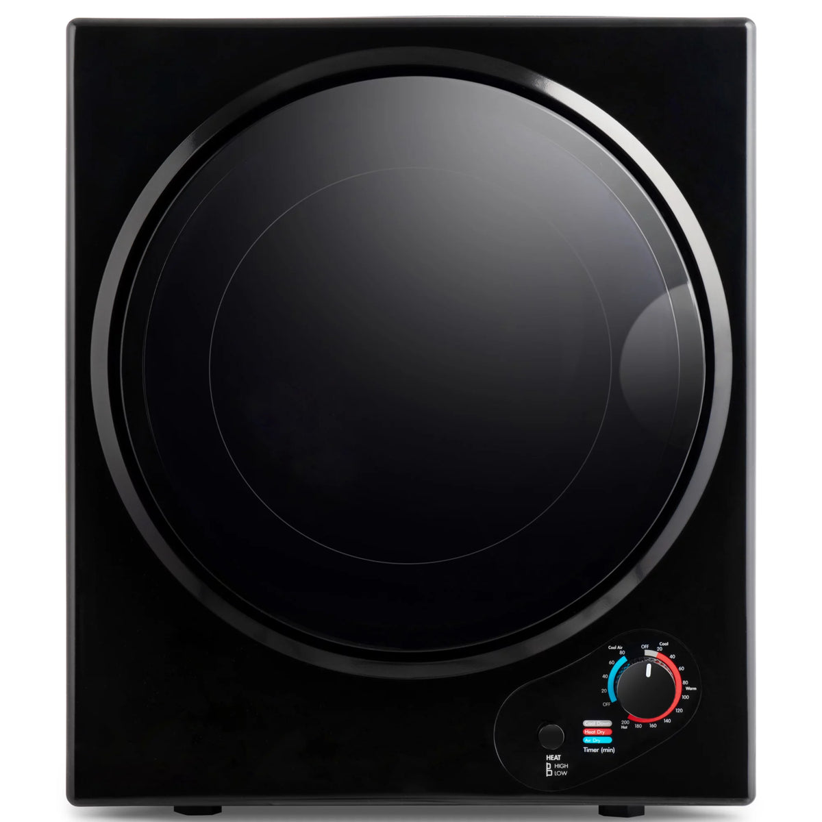 Electric Portable Front Load Clothes Dryer with Knob Control B340