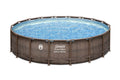 Round Metal Frame Above Ground Pool Set V8743