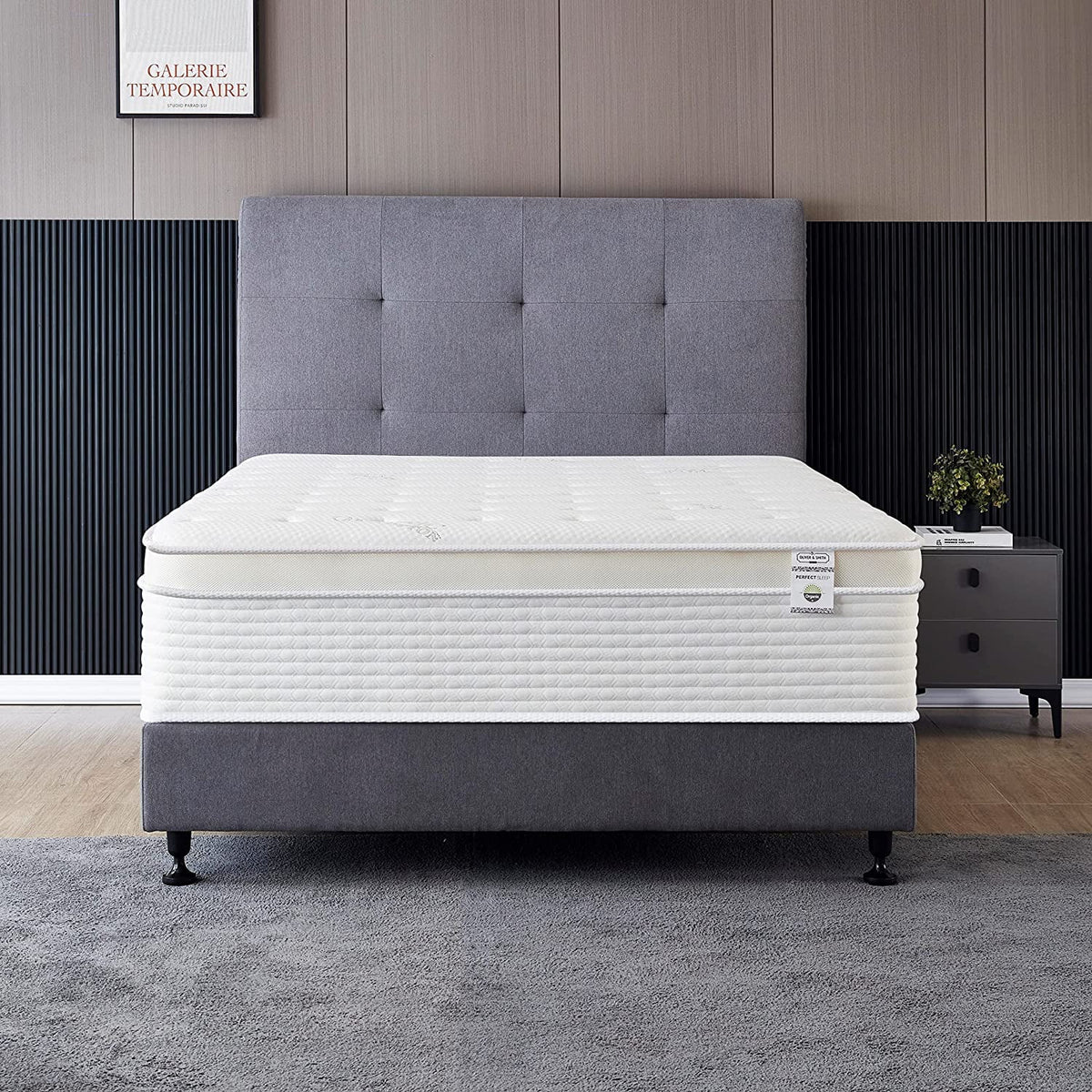 Twin Size Kids House Bed Frame with Roof Z41983