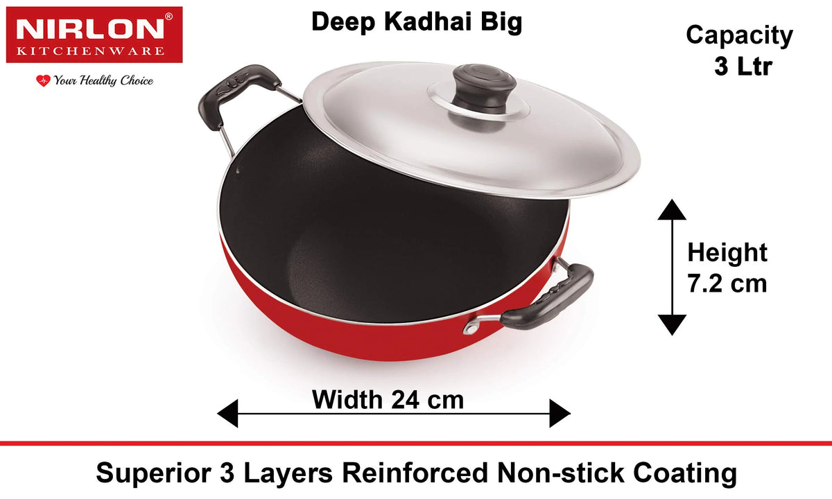 Aluminium Non Stick Cookware Set Of 4Pcs C216