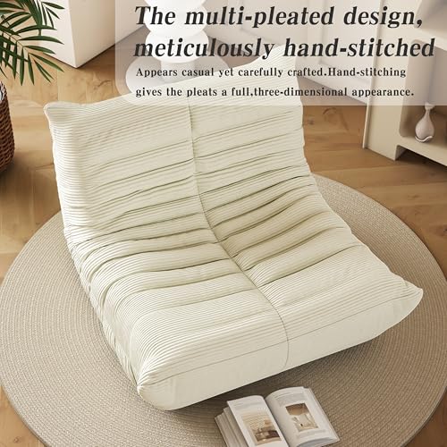 Yellow Memory Foam Bean Bag Chair R36364