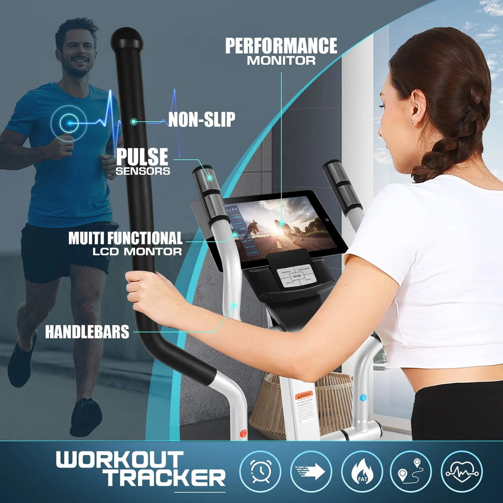 Elliptical Machine with 22 Resistance Levels, LCD Display A977118