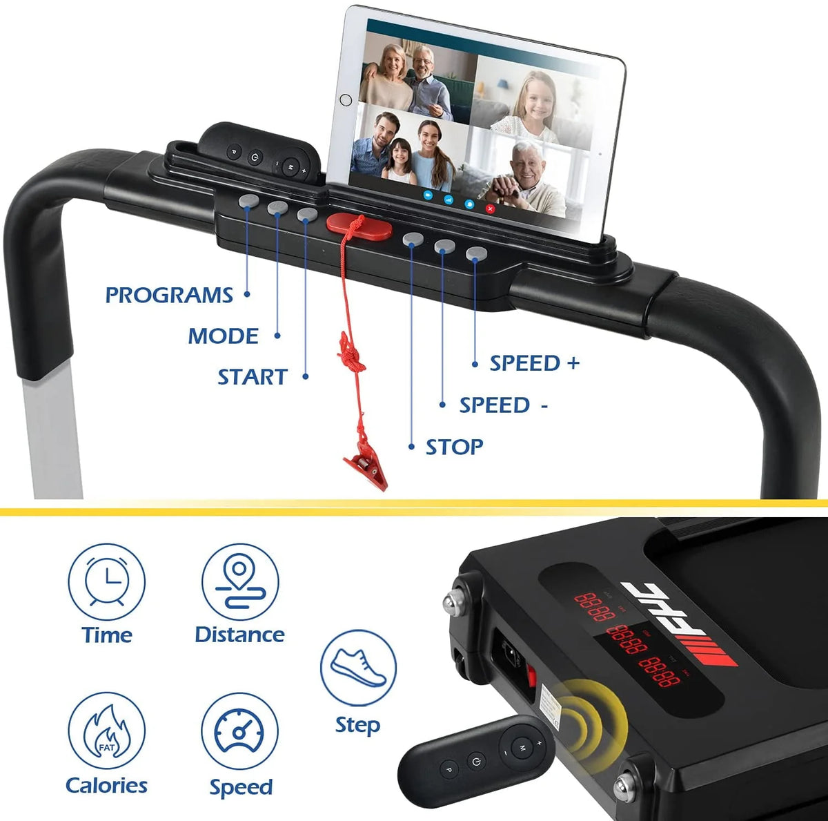 2 in 1 Foldable Under Desk Treadmill R134