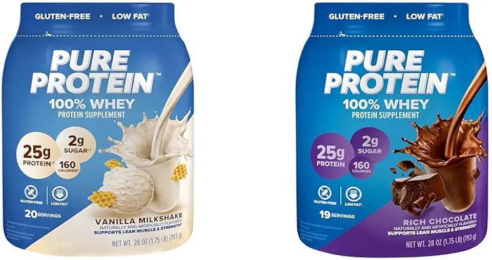 Vanilla Cream & Rich Chocolate Whey Protein Powder J63554