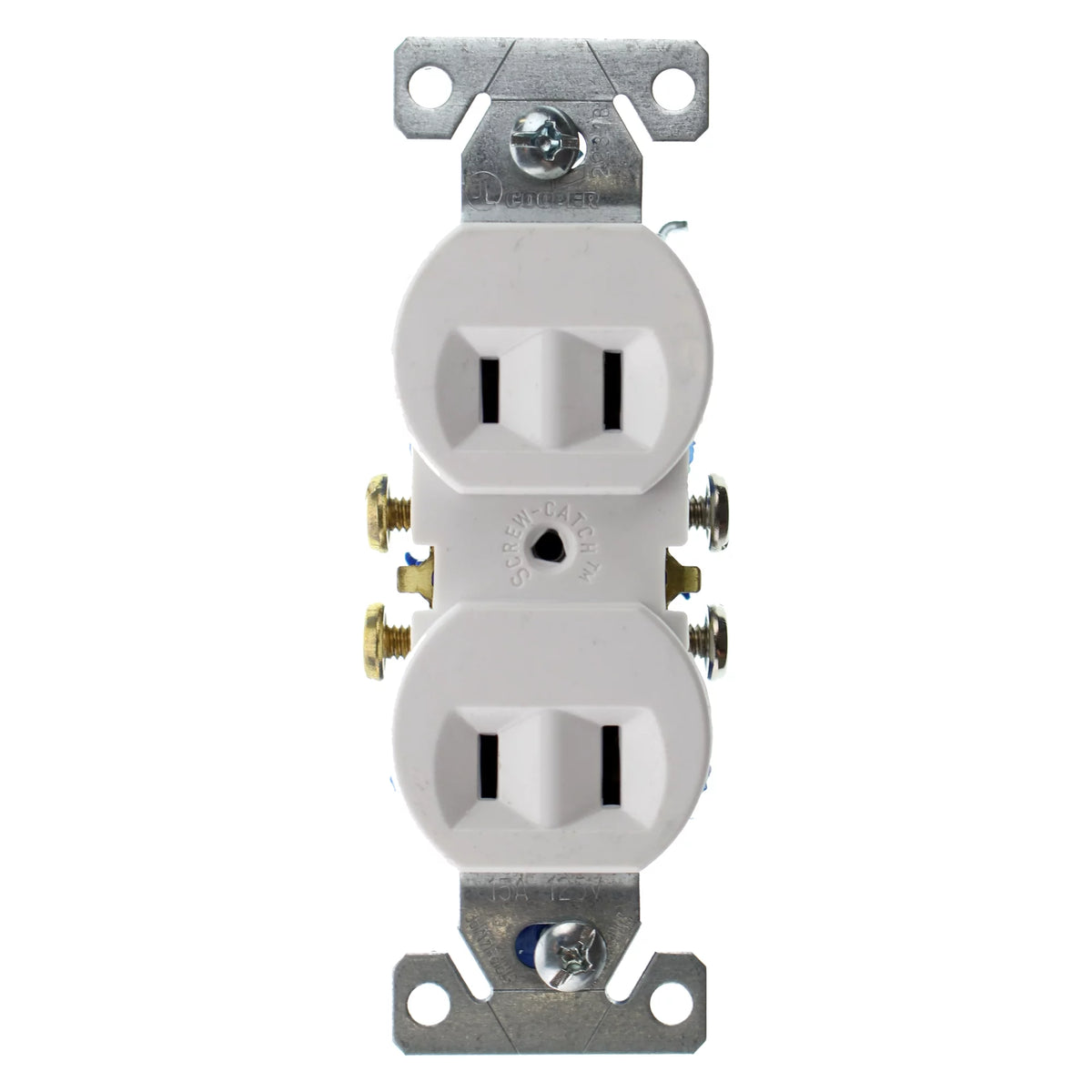 White 15-Amp 120-Volt Duplex Outlet 100-Pack I979