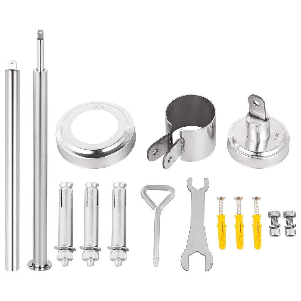 Stainless Steel 1 Step Handrail 80 x 90 CM W722966