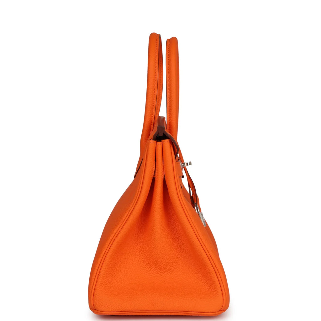 Orange Togo Leather Handbag G2389
