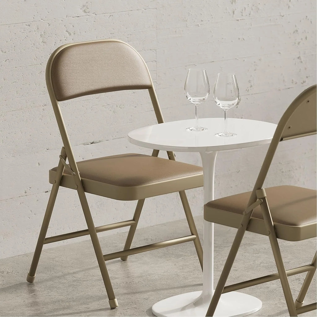 4 Pack Black Padded Folding Chairs O5837