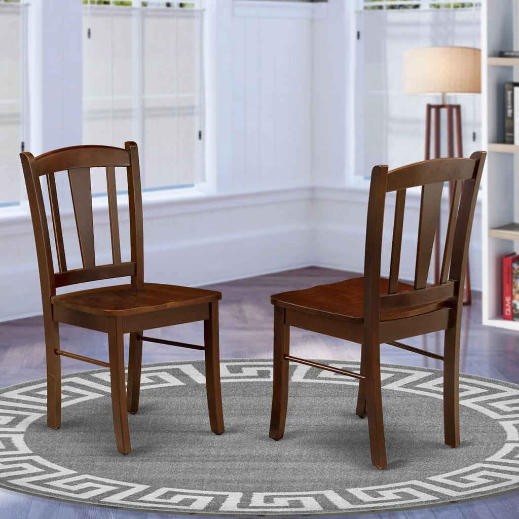 Dining Room Chair with Wood Seat Set Of 2 G1990