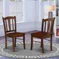 Dining Room Chair with Wood Seat Set Of 2 G1990