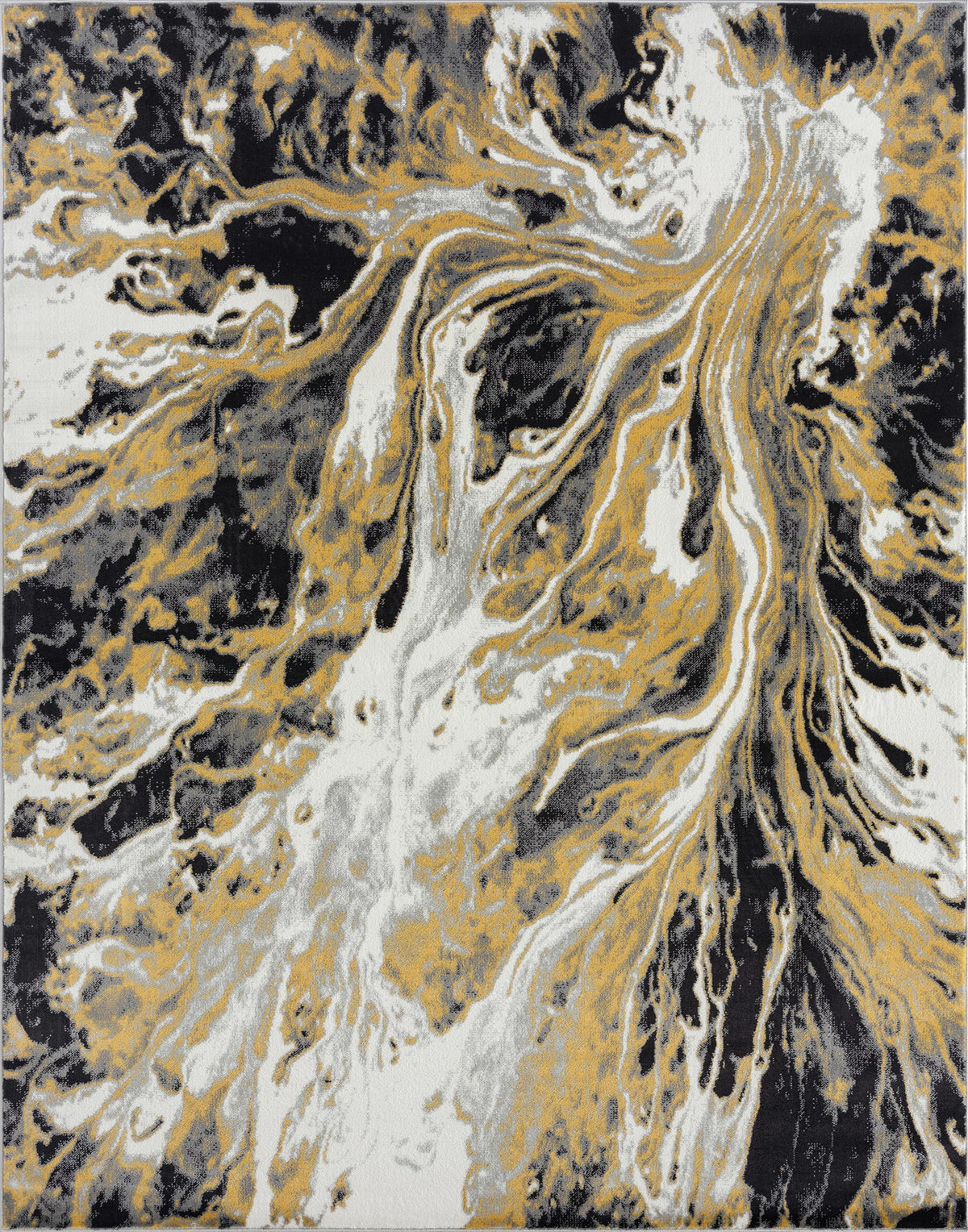 8x10 Yellow Modern Area Rug C891