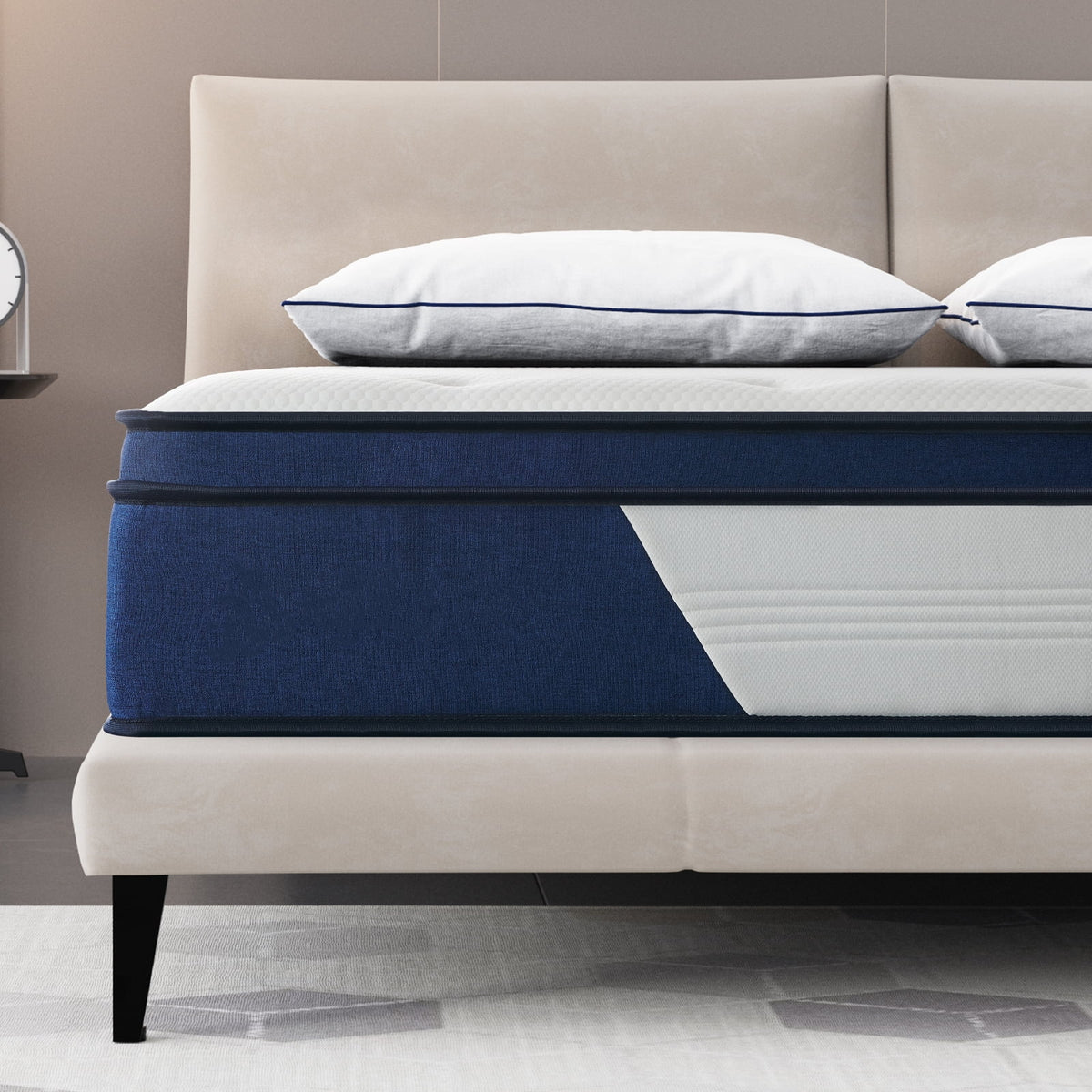 King Size 12 Innerspring Hybrid Pocket Spring Mattress A9262