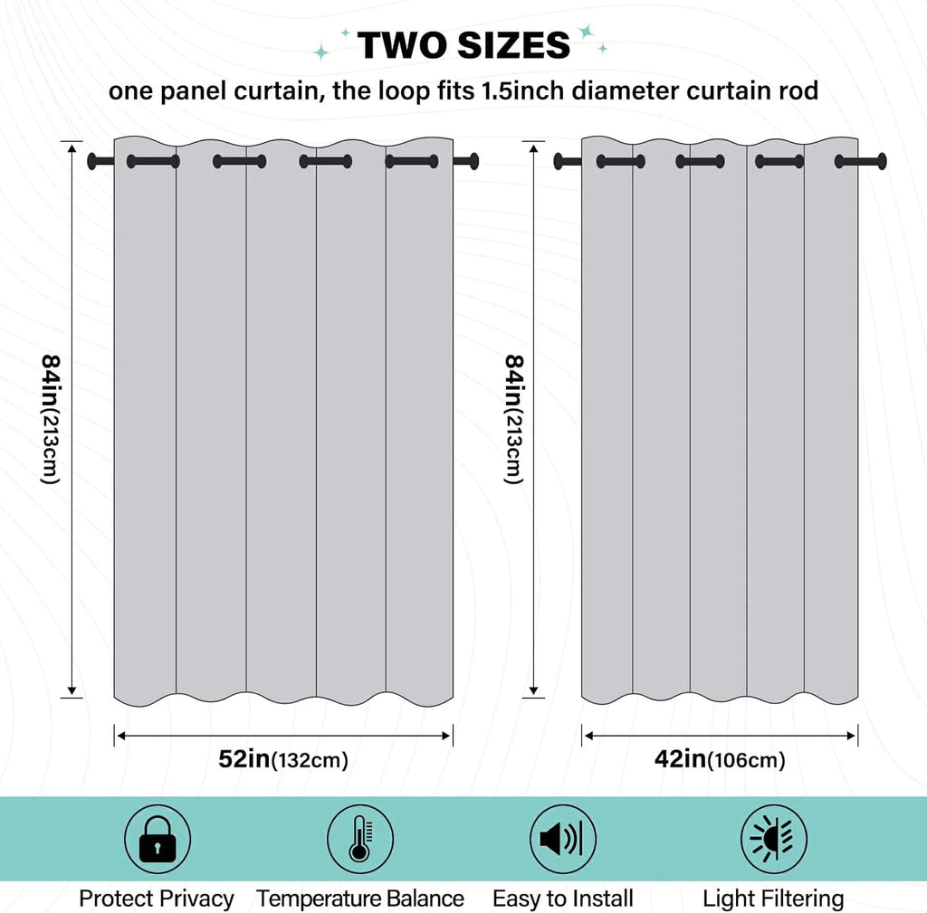 Blackout Curtain 84" Q33313