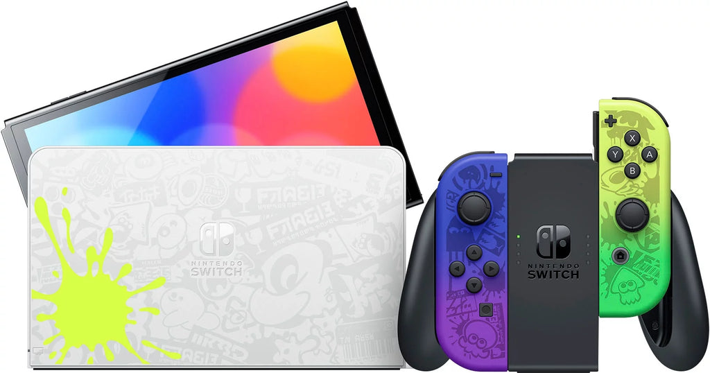 Nintendo Switch OLED Console with Game and Wireless Pro Controller G711