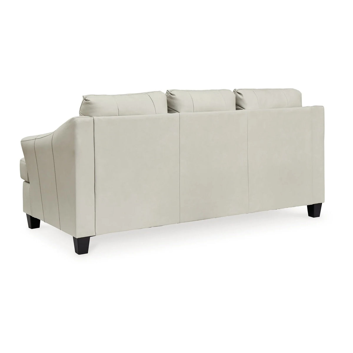 Off White Real Leather Sofa Z8883