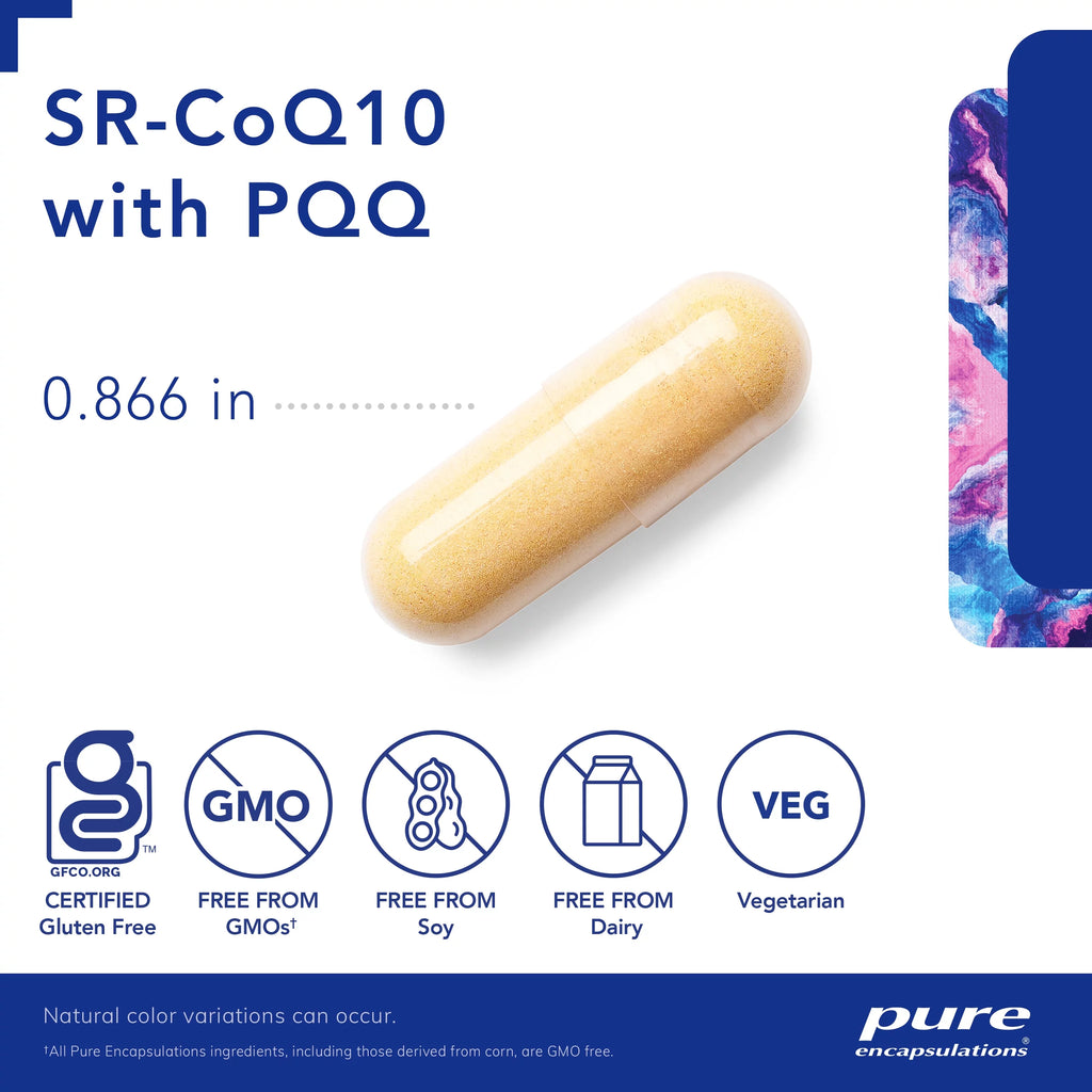 60 Capsules CoQ10 with PQQ Supplement E7697