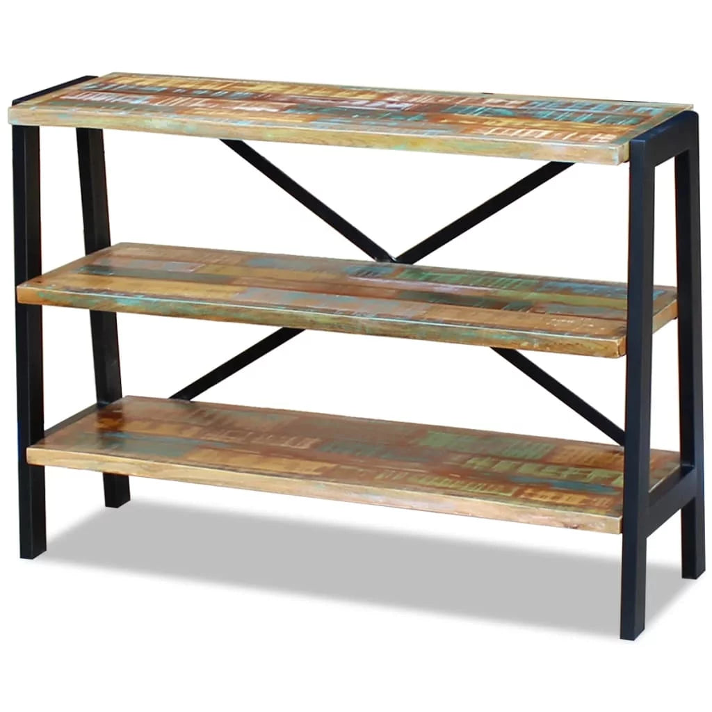 Sideboard 3 Shelves Solid Reclaimed Wood O533