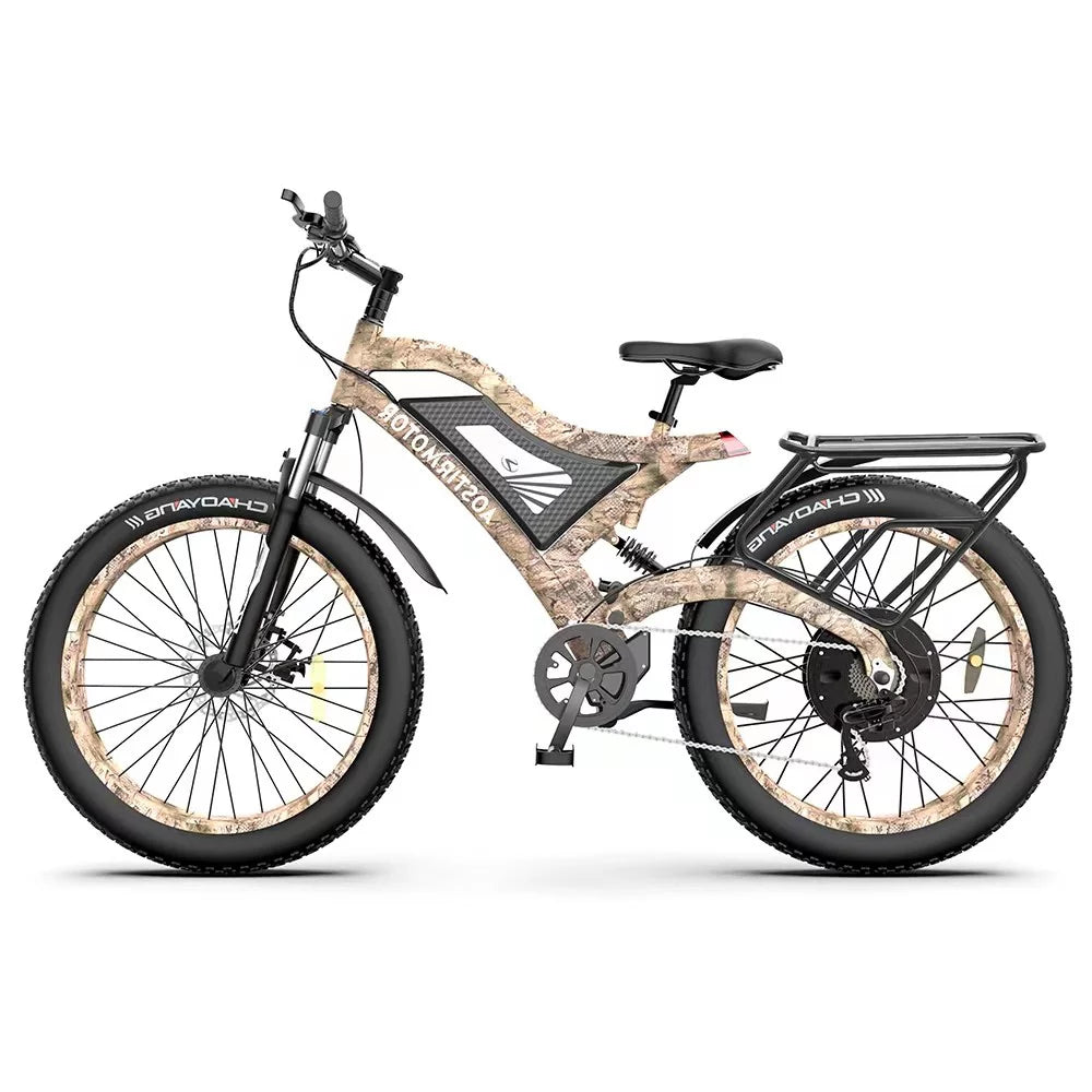 26" 1500W Fat Tire Electric Mountain Bike K52301