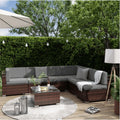 Modular Rattan 7PCS Patio Sofa Set T725392