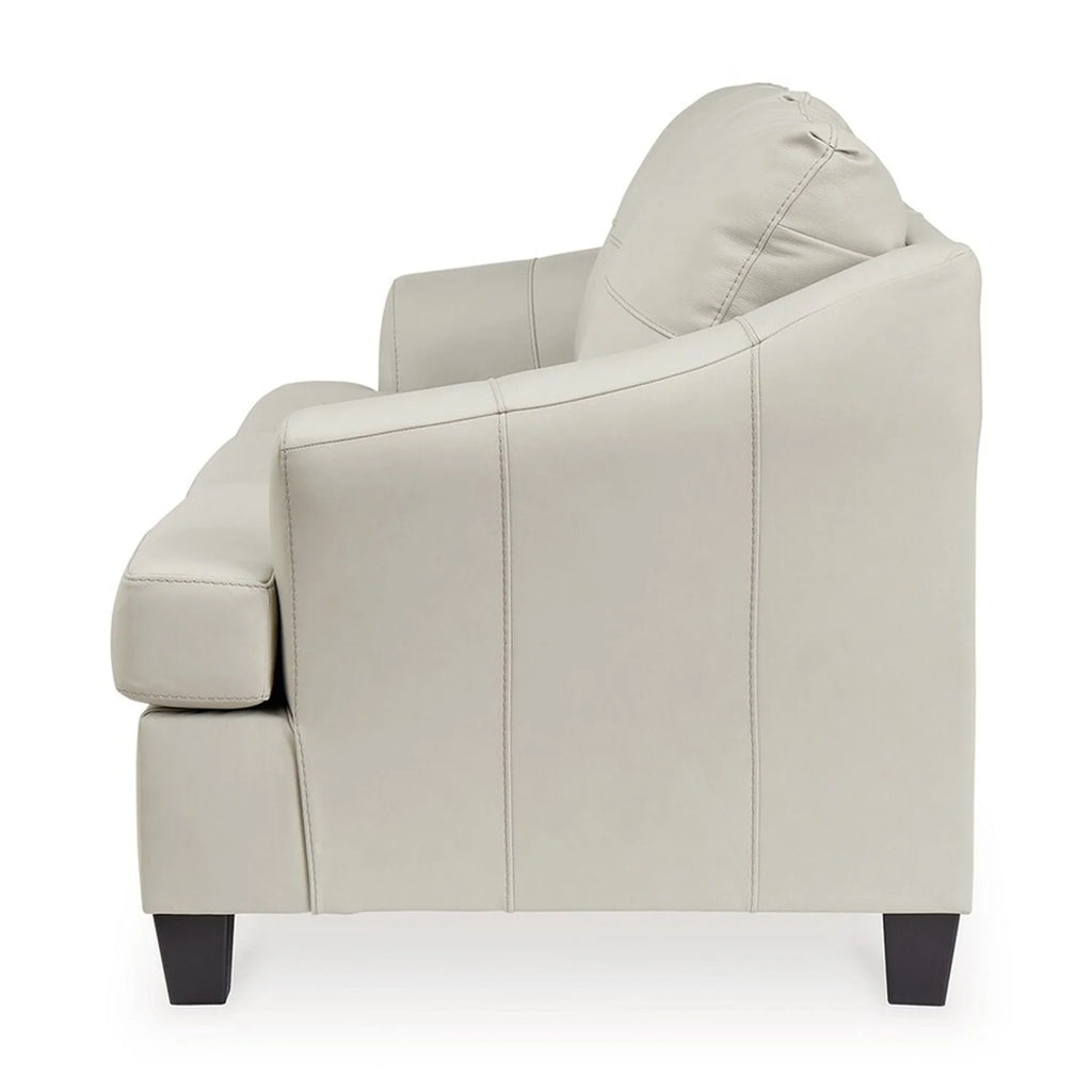 Off White Real Leather Sofa Z8883