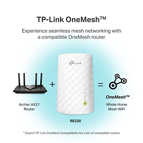 WiFi Extender with Ethernet Port, Dual Band 5GHz/2.4GHz X6317