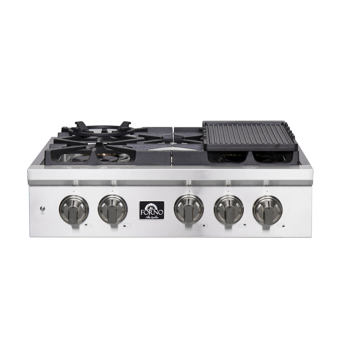 30 Gas Rangetop with 5 Sealed Burners in Stainless Steel A54893