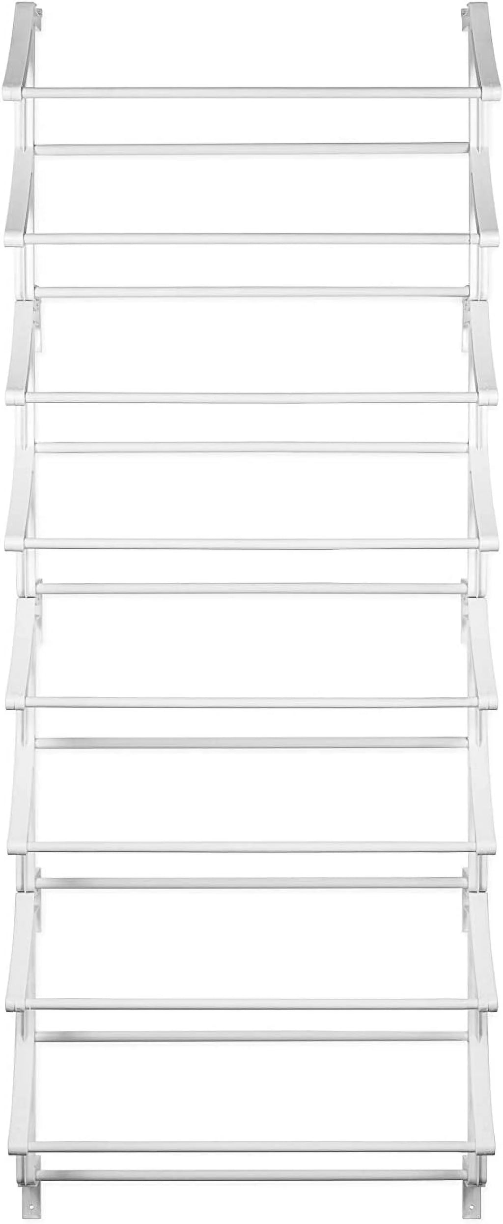 Hanging Over The Door Shoe Rack, 8 Holder Racks, White W477045