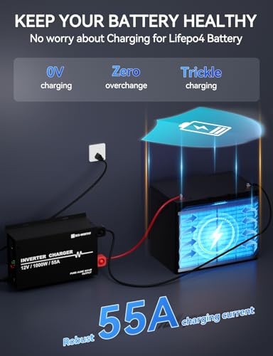 1000W Pure Sine Wave Inverter Charger E6185