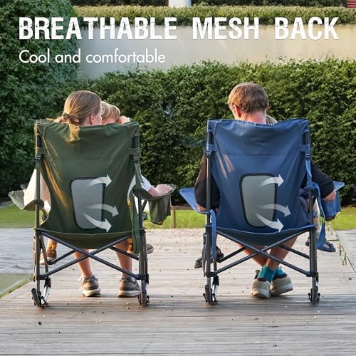 Folding Camping Rocking Chair with Cup Holder and Carry Bag B509