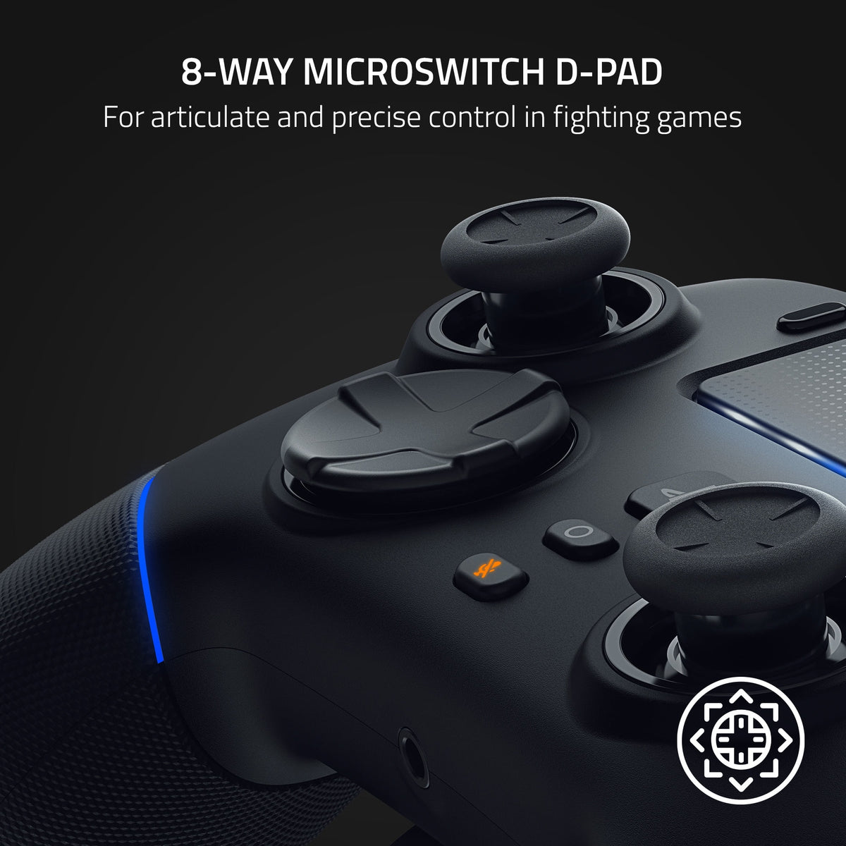 Wireless Gaming Controller for PlayStation 5, Black Q50841