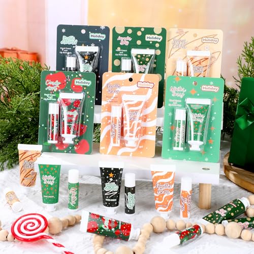 Christmas Hand Cream and Lip Balm Gift Set 48pcs Z30731