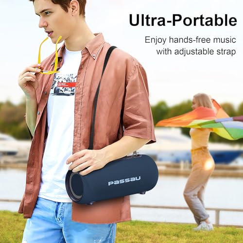 Portable Bluetooth Speaker 40W Stereo Sound IPX5 RGB Lights Q99996