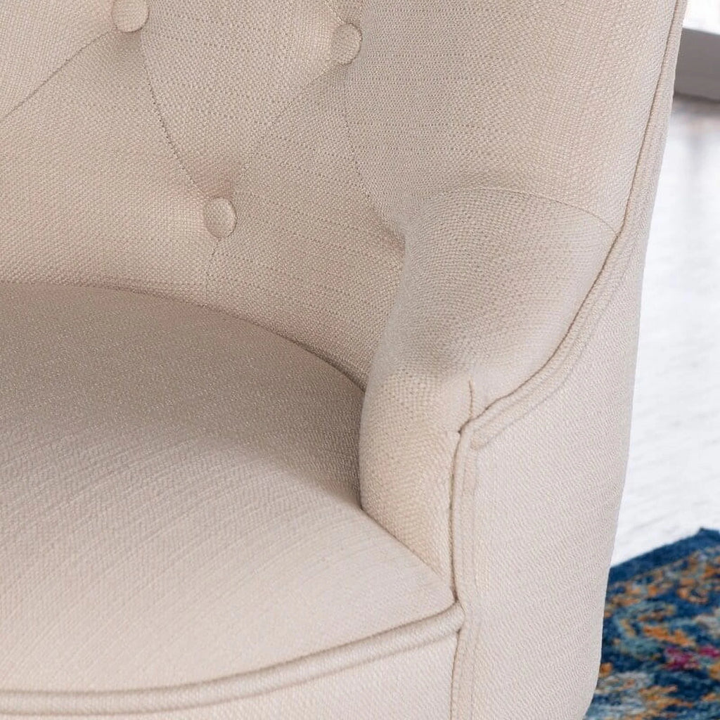 Beige Adjustable Swivel High Back Task Chair Z22671