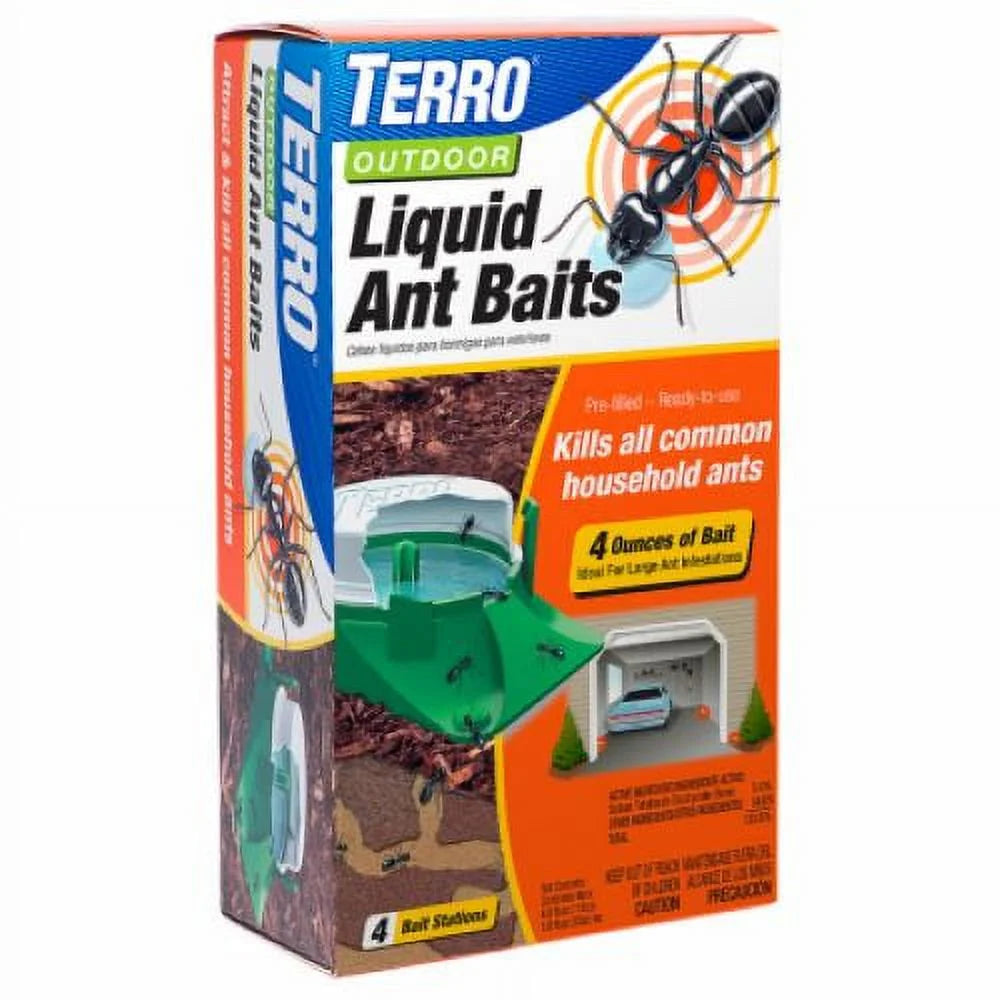 Outdoor Liquid Ant Bait Traps 4-Count Y390434