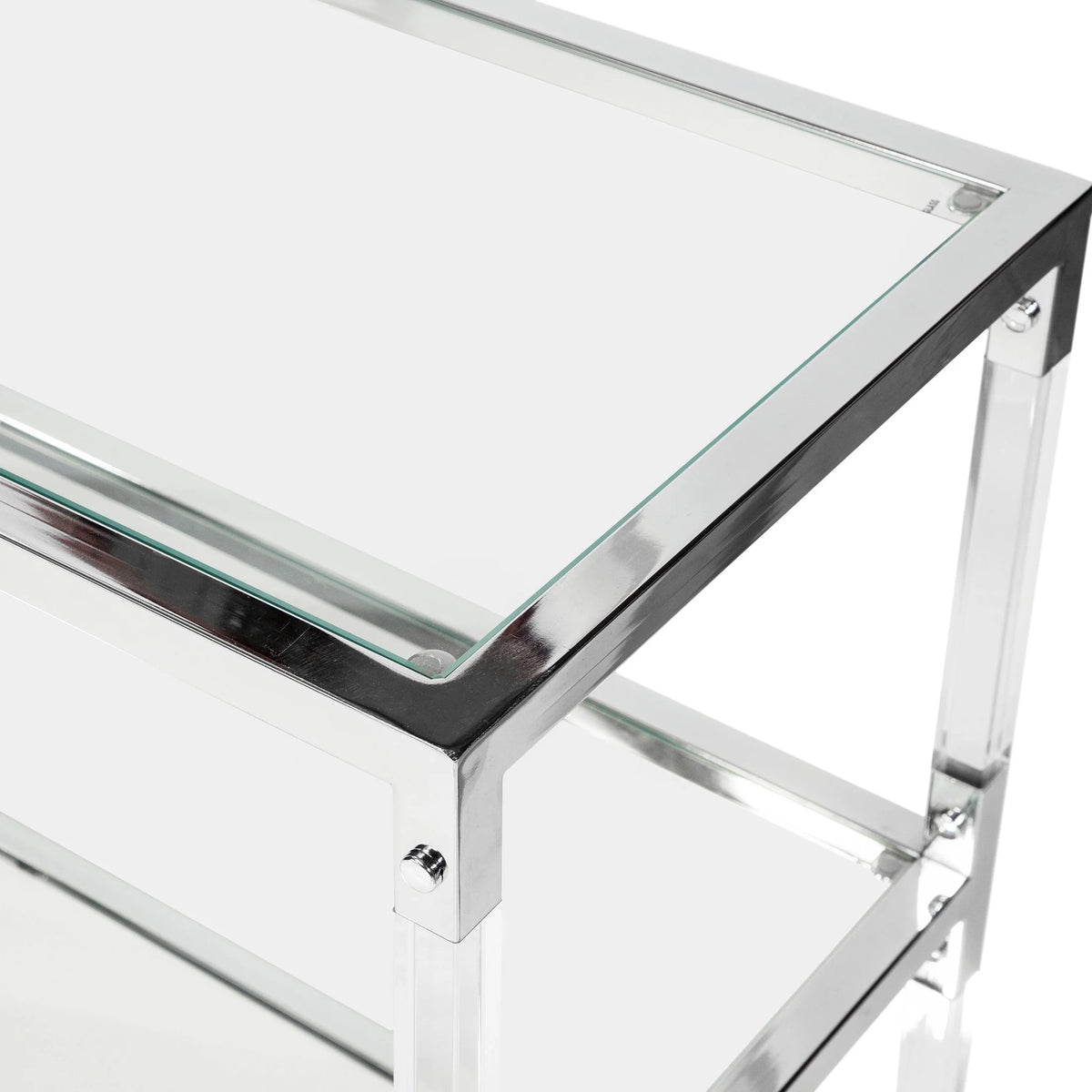 Glass Top Console Table Y835