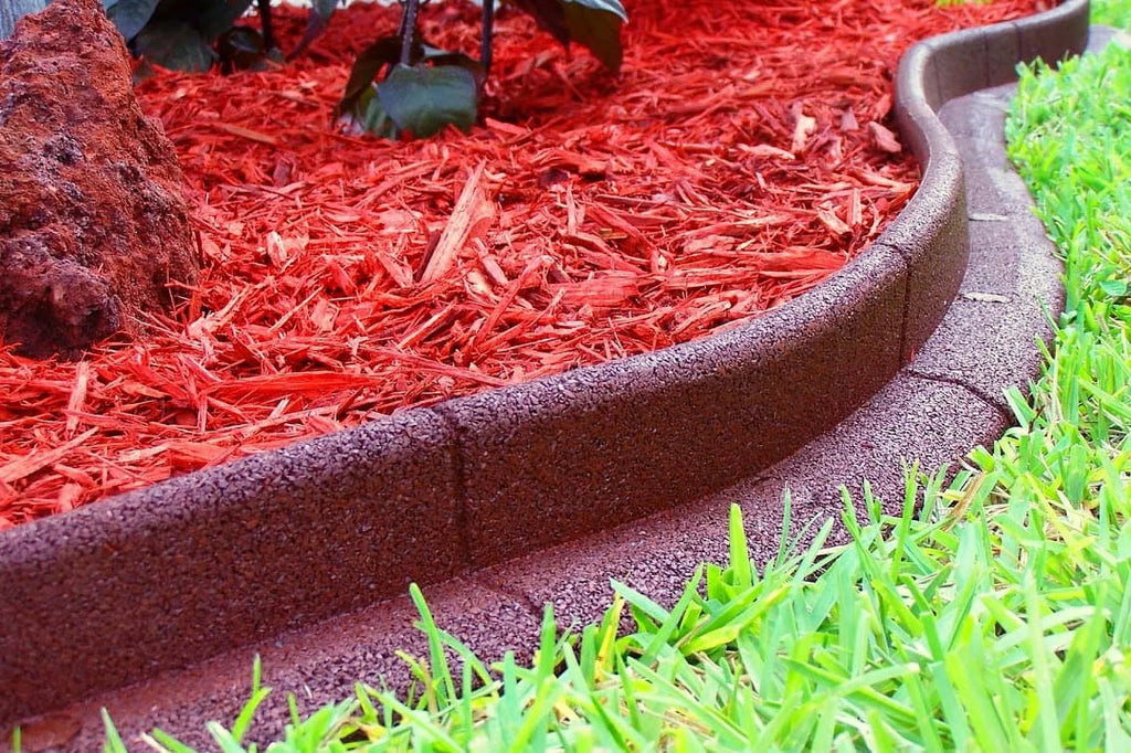 Black Rubber No Dig Landscape Garden Border Edging 3 x 48 Pack 6 R2265