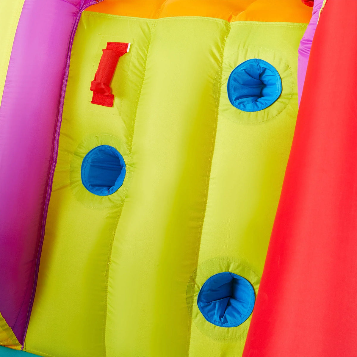 Outdoor Bounce House with Slide, Climbing Wall & 2 Sports Activities I895
