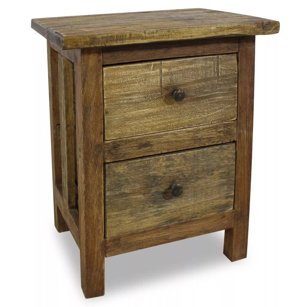 Solid Reclaimed Wood Nightstand I860111