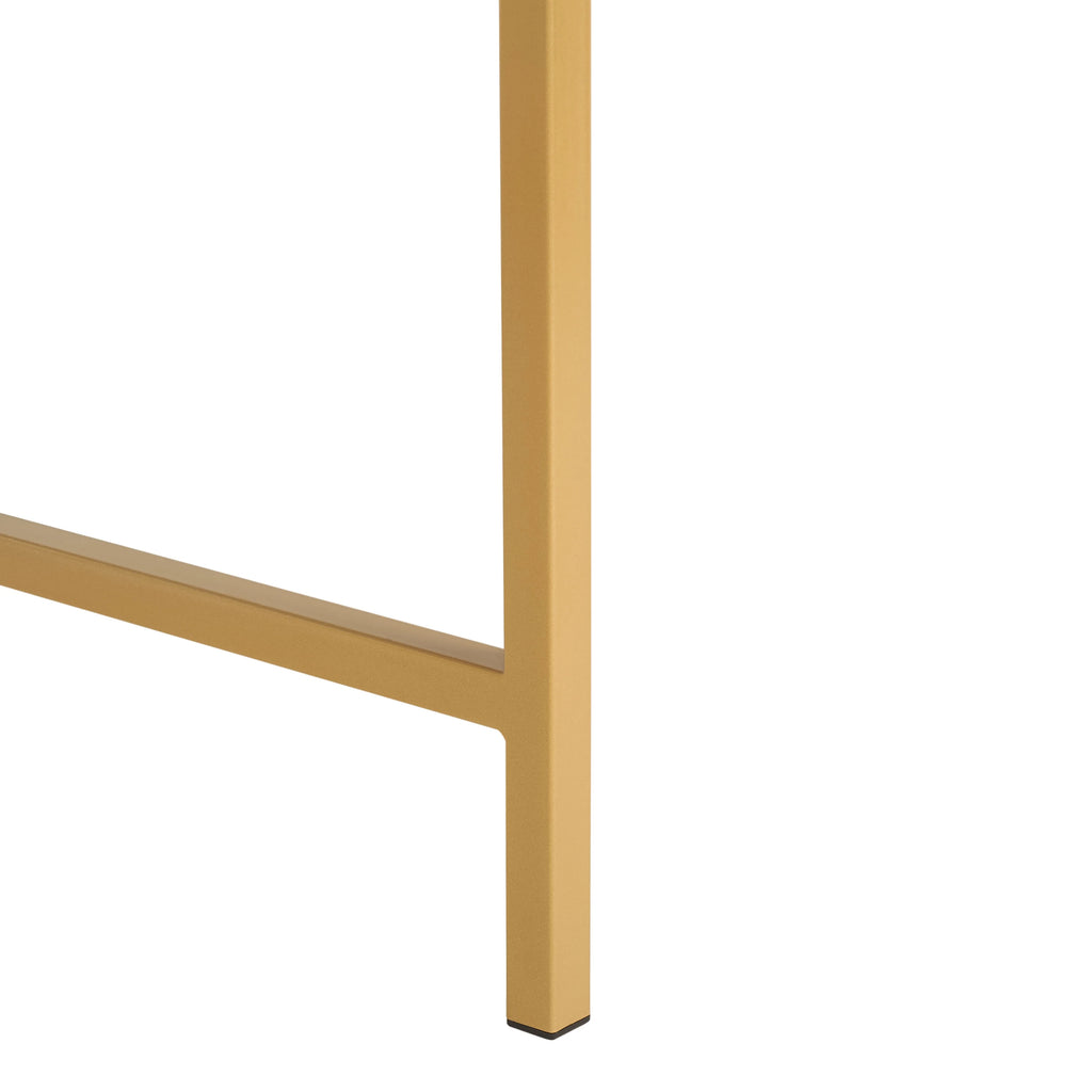 Navy Gold Wood Writing Desk T464618