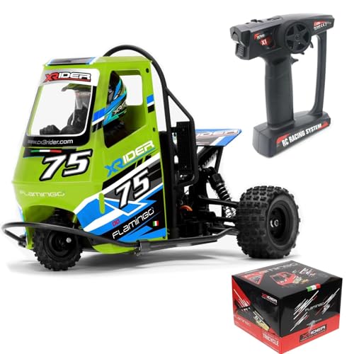 2 in 1 High Speed RC Car Electric Tricycle Motorcycle RTR Drift Yellow O1679