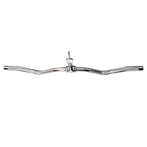 Cable Machine Attachment Curl Pulldown Barbell Revolving Bar L230