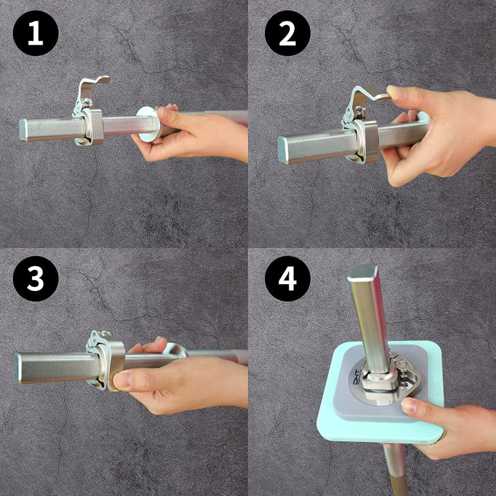 Adjustable Wall Mount Dumbbell & Barbell Set H2296