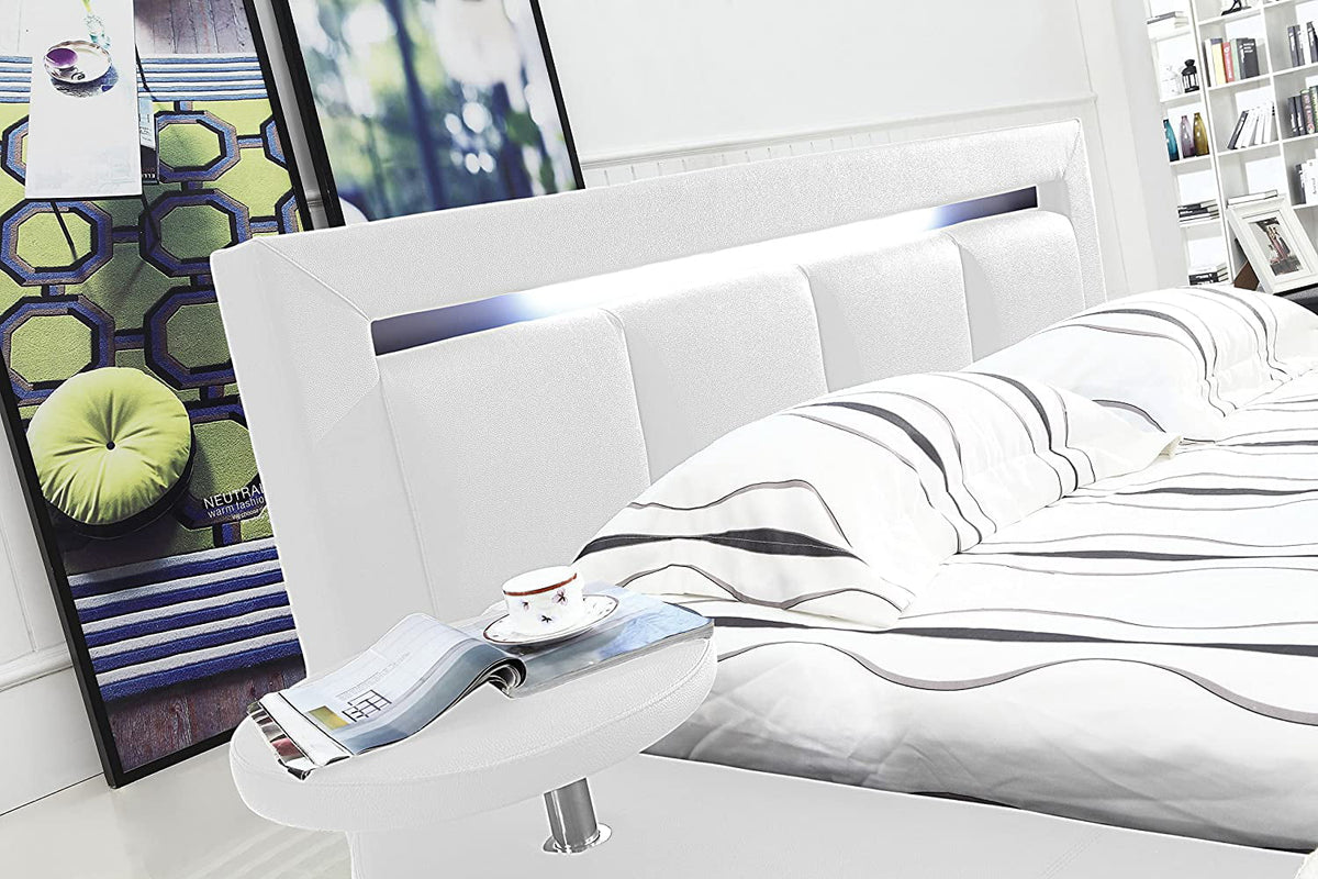 King Size Bed, White F32284