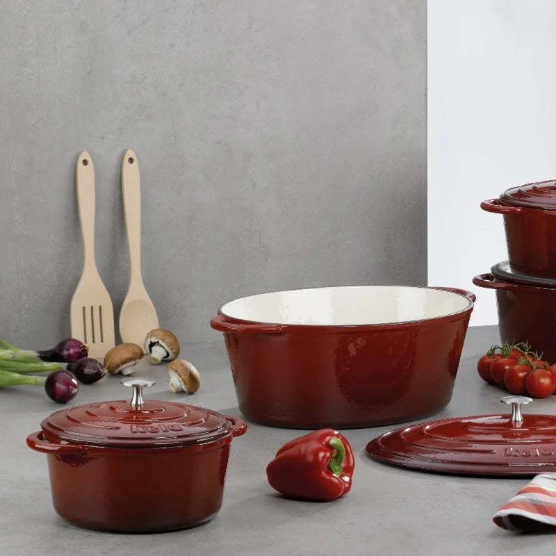 Cast Iron Red Roasting Tray 2.5L A53450