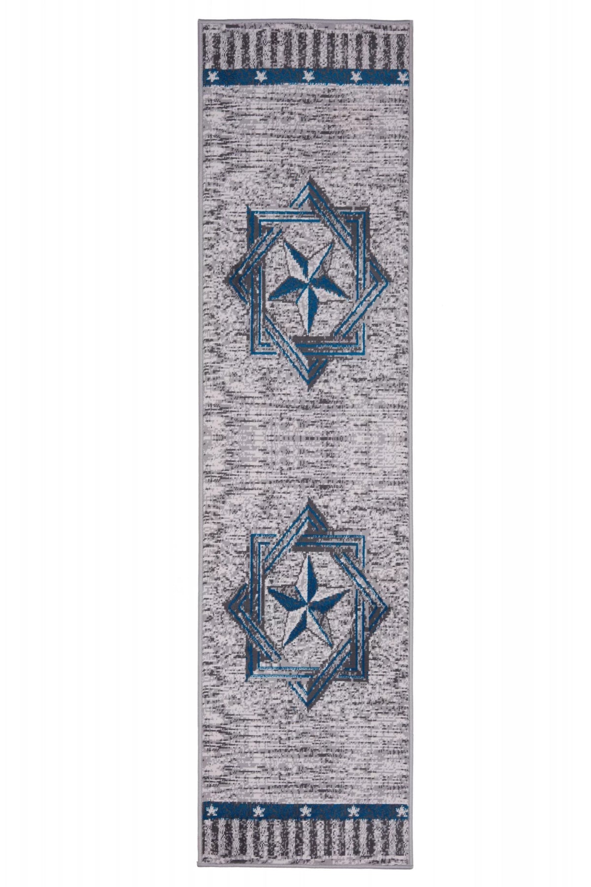 Multicolor 2 ft. x 8 ft. Jute Backing Runner Rug A221